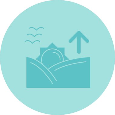 Seyahat simgesinin vektör illüstrasyonu