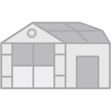 Depo ikonu. vektör illüstrasyonu