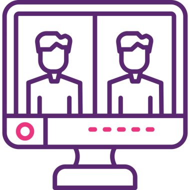 İnsan simgesinin vektör illüstrasyonu