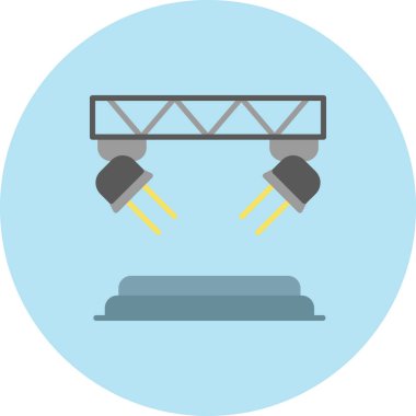 İnşaat vinç simge vektör çizim