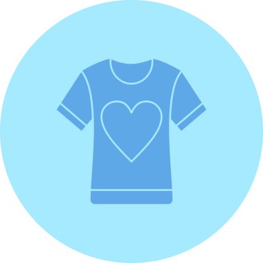 Gömlek. Web simgesi basit illüstrasyon