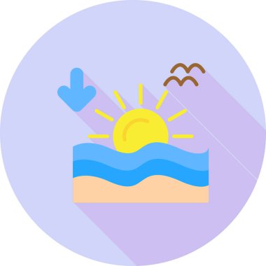 Güneş Simgesi Vektör illüstrasyonu