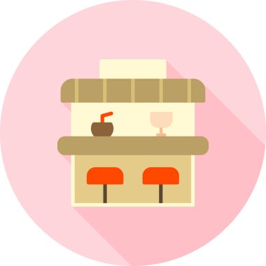 Mutfak. Web simgesi basit illüstrasyon