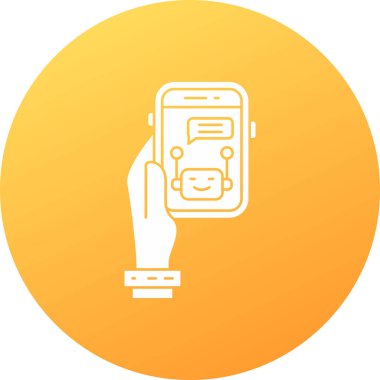 akıllı telefon simgesi vektör çizimi