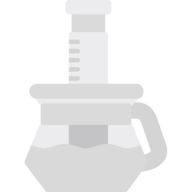 Düz kahve makinesi simgesi