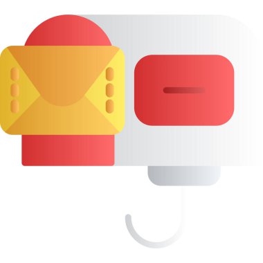 vector illustration of mail