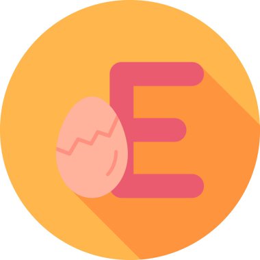 Yumurta. Web simgesi basit illüstrasyon