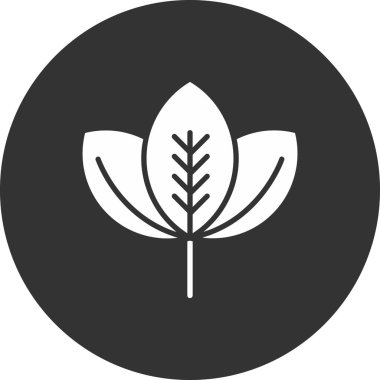 çiçek simgesi vektör illüstrasyonu