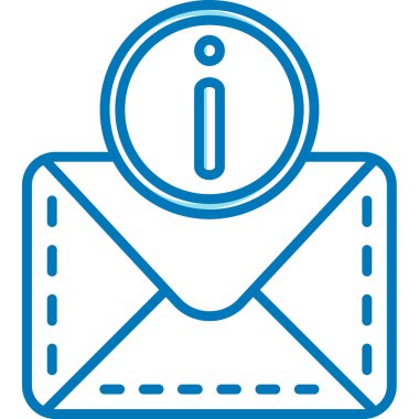 e- posta simgesi, vektör illüstrasyonu