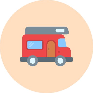 Kamyon. Web simgesi basit illüstrasyon