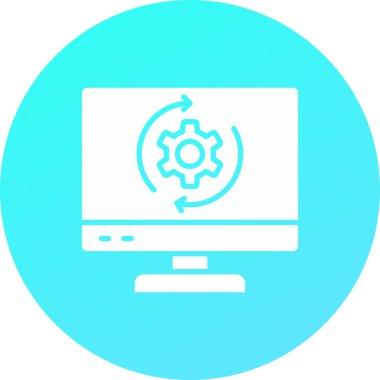 seo modern simgesinin vektör illüstrasyonu