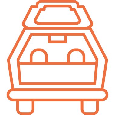 kargo. Web simgesi basit illüstrasyon