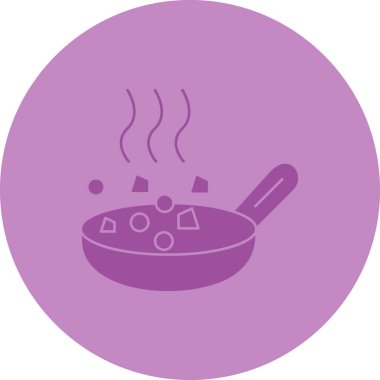 Tava. Web simgesi vektör illüstrasyonu