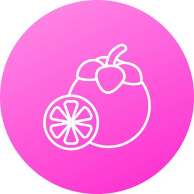 vektör meyve simgesi illüstrasyonu