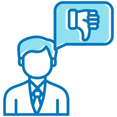 Müşteri geri bildirim simgesi. beyaz arkaplanda izole edilmiş web tasarımı için müşteri vektör simgesi taslağı