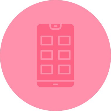 Telefon simgesinin vektör illüstrasyonu