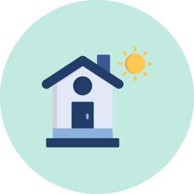 ev simgesi vektör illüstrasyonu