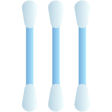 mavi diş ipi simgesi, çizgi film tarzı