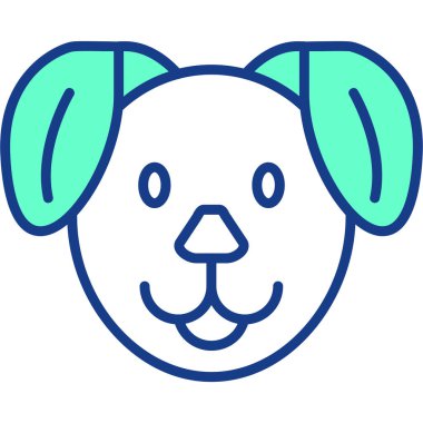 hayvan simgesi vektör illüstrasyonu