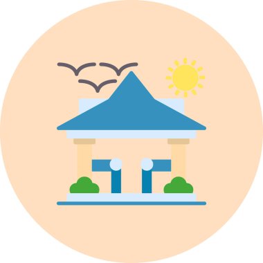 Park et. Web simgesi basit illüstrasyon