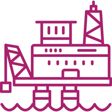 Petrol tankeri simgesi taslak biçiminde