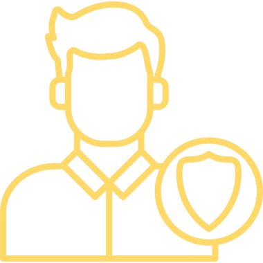 avatar. Web simgesi basit illüstrasyon