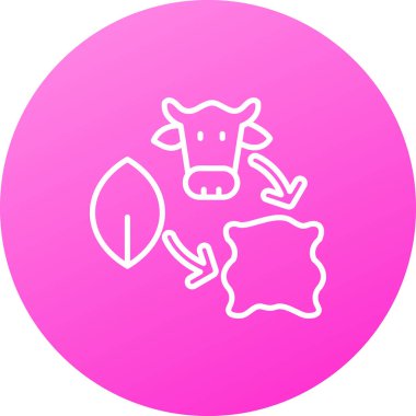 Modern çiftlik simgesinin vektör illüstrasyonu