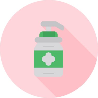 şişe web simgesi, basit vektör illüstrasyonu