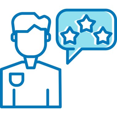 Sohbet iletişim istemcisi simgesi - ana hatlar biçimi