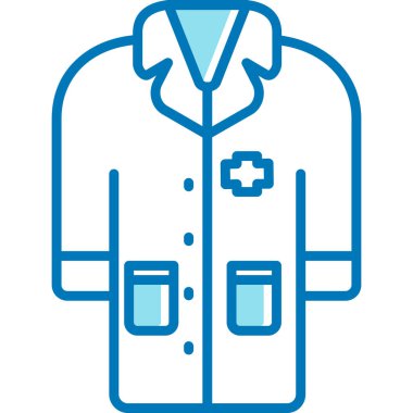 doktor vektör ince çizgi simgesi