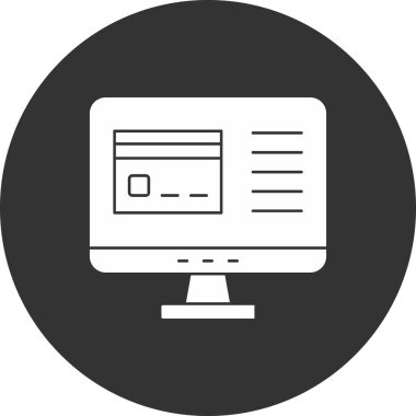 Web tarayıcı vektör simgesi