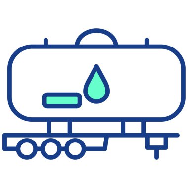 tren. Web simgesi basit illüstrasyon