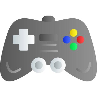 Oyun kumandası simgesi, karikatür tarzı