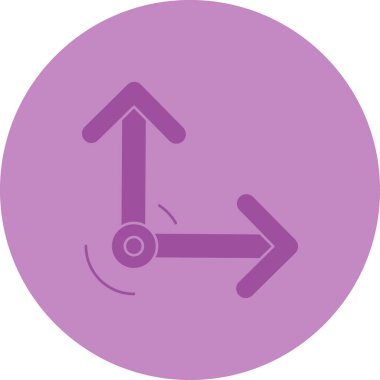 Modern simgenin illüstrasyon vektörü grafiği