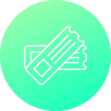 Bir kalem simgesinin vektör illüstrasyonu