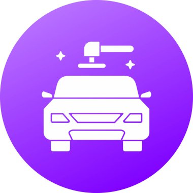 araba simgesi vektör illüstrasyonu