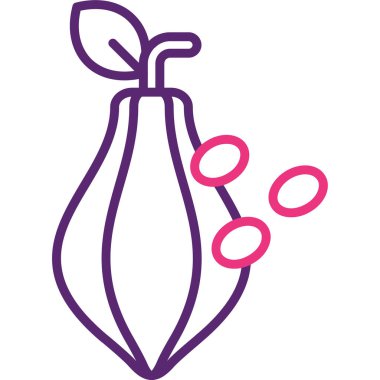 Meyve. Web simgesi basit illüstrasyon