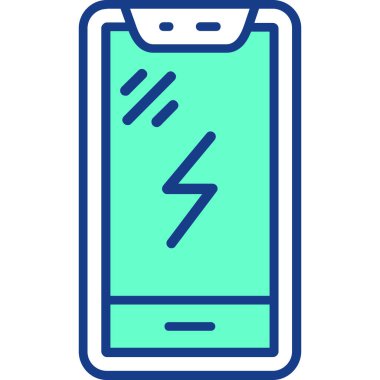 Vektör akıllı telefon simgesi, vektör illüstrasyonu