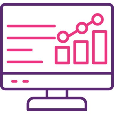 seo modern simgesinin vektör illüstrasyonu