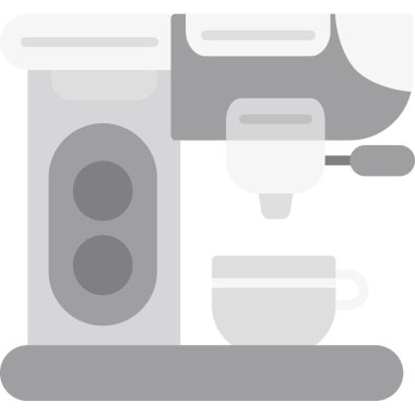 Kahve makinesi. Basit resimleme