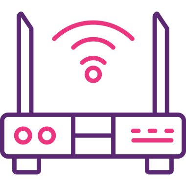 wifi simgesi vektör illüstrasyonu