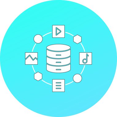 veri analiz vektörü simgesi