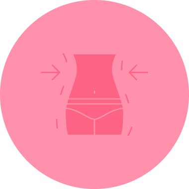 İç çamaşırı. Web simgesi basit tasarım