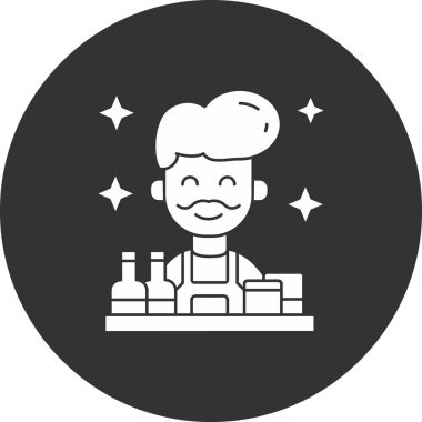 Pişirme simgesinin vektör çizimi