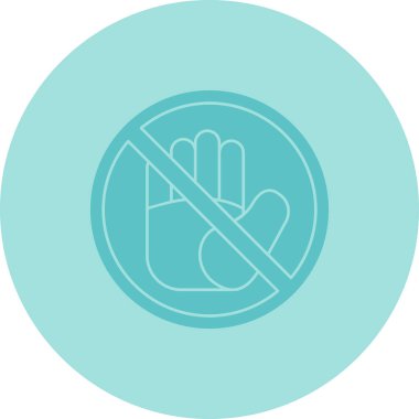 Modern simgelerin hiçbirinin vektör çizimi