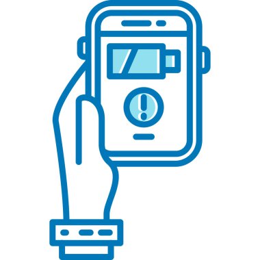 Akıllı saat simgesi. özet akıllı saat vektör renk düz izole