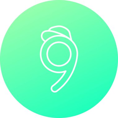 Modern b 'nin vektör illüstrasyonu eksik simgesi