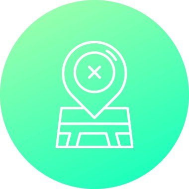 harita pin vektörü simgesi modern resim