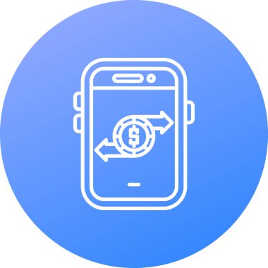 Vektör Mobil simge illüstrasyonu