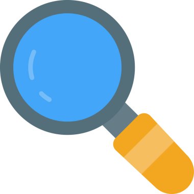 Büyüteç vektör simgesi modern basit tasarım illüstrasyonu